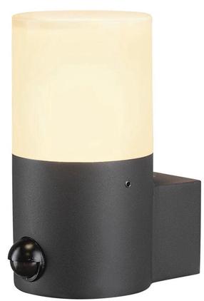 Āra sienas lampa SLV Grafit Sensor, 11W, E27, IP44, antracīta krās., 8.8 cm x 17 cm