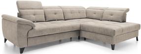 Kampinė sofa Inferne Relax 20, smėlio sp., dešininė, 297 x 210 cm x 107 cm