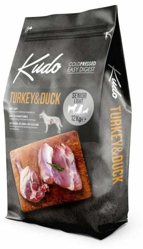 Sausā suņu barība Kudo Turkey&Duck, tītara gaļa/pīles gaļa, 12 kg