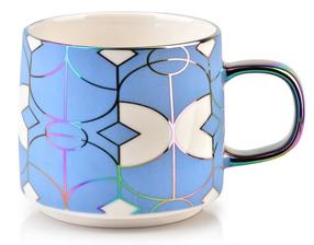  Puodelis Mondex, mėlyna/balta, 0.41 l