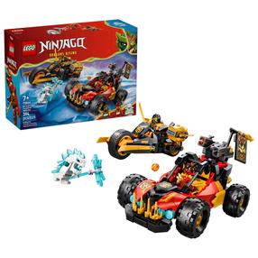 Konstruktorius LEGO® Ninjago Kai ir Cole kombinuotosios transporto priemonės 71864, 394 vnt.