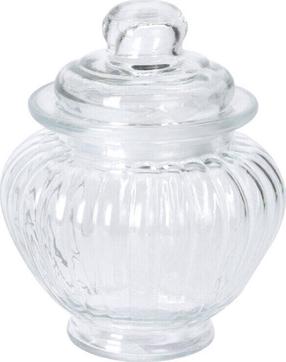 Pārtikas uzglabāšanas konteiners, ar vāku Excellent Houseware 94529, 0.31 l, caurspīdīga krās.