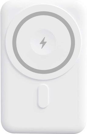 Akupank Yenkee 501 MagSafe, 5000 mAh, 20 W, valge v.