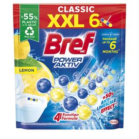 WC valiklis - gaiviklis Bref Power Aktiv, 50 g, 6 vnt.