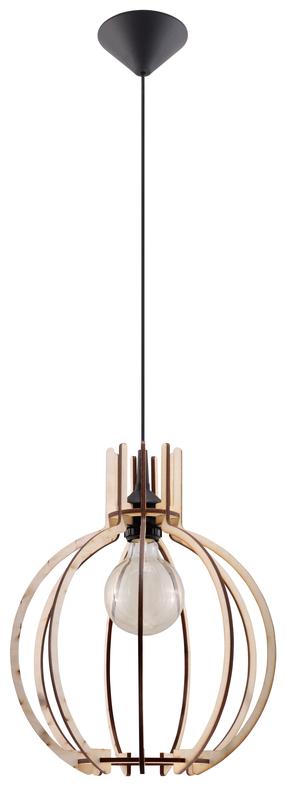 Lampa karināms Sollux Arancia Gold 10516044, E27, 1 x 60 W, brūna krās. / melna krās.