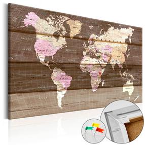 Korķa reprodukcija Artgeist Wooden World, k-b-0015-p-b, 90 cm x 60 cm