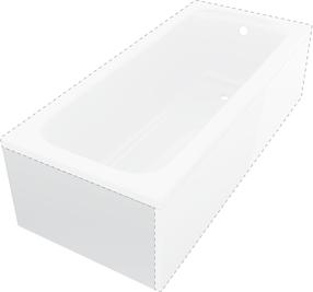 Vannipaneel Deante Prizma, 50 cm x 1 cm x 50 cm, ristkülik