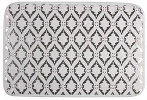 Коврик для ванной Splendid Glaze LA-GLAZE-MATA-SRE, серебристый цв., 60 см x 40 см