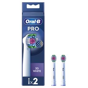 Elektrinio dantų šepetėlio galvutė Oral-B EB18-2 3D White Pro, 2 vnt.