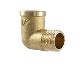 Alkūnė TDM Brass 210P, 90 °, 3/4", žalvaris