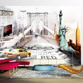 Fototapetas Artgeist New York Streets SNEW010106, 70 cm x 70 cm