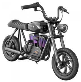 Vaikiškas elektrinis motociklas Hyper Gogo Pioneer, juoda sp.
