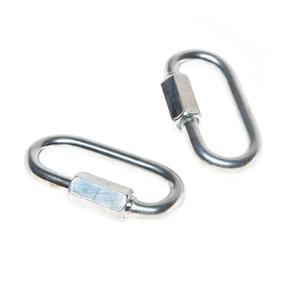 Skrūvējama karabīne Haushalt ZN, 2DD, cinkots, metāls, Ø 0.6 cm, 2 gab.