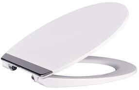 Сиденье для унитаза с крышкой Sepio White Star, белый цв., 43.5 см x 37.5 см