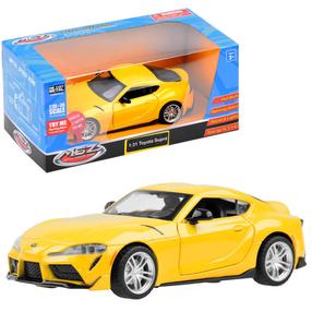  Rotaļlieta automašīna MSZ Toyota GR Supra, dzeltena krās.