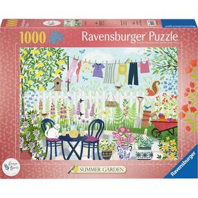 Dėlionė Ravensburger Summer Garden, 50 cm x 70 cm, 1000 vnt., įvairių spalvų