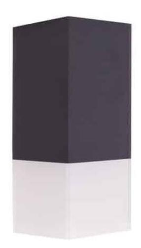 Sieninis lauko šviestuvas Su-Ma Cube Max, 20W, E27, IP44, juoda sp., 8 cm x 20.5 cm