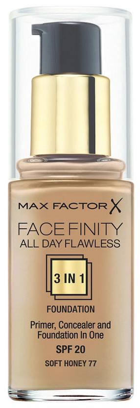 Жидкая основа для макияжа Max Factor Face Finity All Day Flawless 3in1, 77, 30 мл