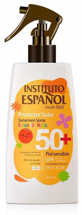 Purškiklis įdegio priežiūrai kūnui/veidui Instituto Español Protector Solar Infantil SPF50+, 300 ml