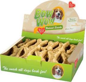 Koeramaius Bow Wow Bone Natural Odor Yucca, veiseliha, 0.08 kg