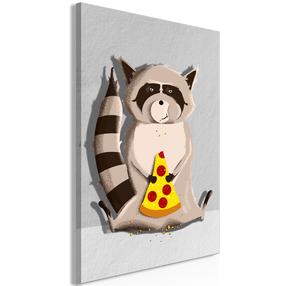 Reprodukcija Artgeist Gourmand Raccoon KR42, 60 cm x 90 cm