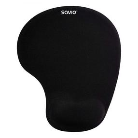 Коврик для мыши Elmak Savio MP-01B, 23 см x 19 см x 1.8 см, черный цв.