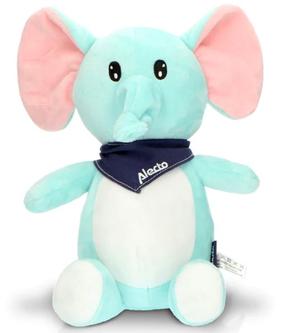 Žaislinis gyvūnas Alecto Elephant BC-350, 24 cm, mėlyna sp.