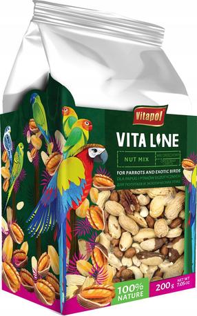 Sausas maistas Vitapol Vitaline, didelėms papūgoms, 0.2 kg