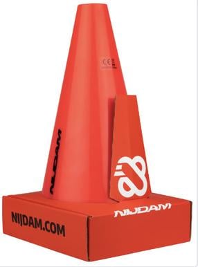Konuss Nijdam, 23 cm, sarkana krās., 6 gab.