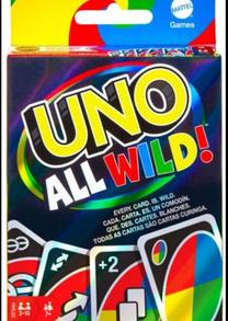 Uno kortų žaidimas Mattel Games All Wild! HHL33