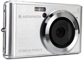 Digitālā fotokamera AgfaPhoto Silver DC5200, sudraba krās.