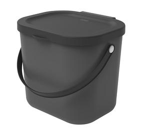 Rūšiavimo šiukšliadėžė Rotho Albula, 6 l, juoda sp.