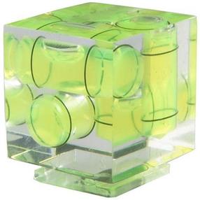 Līmeņrādis BIG BIG Bubble Spirit Level 3D 423181, caurspīdīga krās.