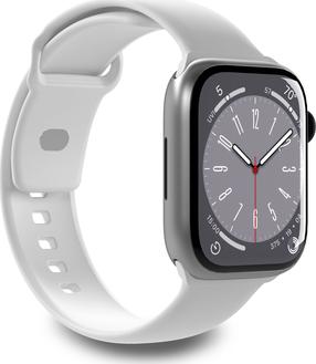 Siksniņa Puro, ICON Apple Watch 4/5/6/7/SE/8/Ultra 44/45/49mm (S/M & M/L), balta krās.