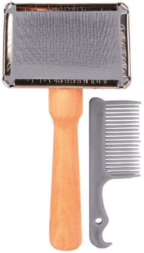 Šepetys šunims Trixie Top Coat & Base Coat 2353, 130 mm x 60 mm