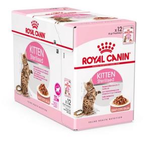 Šlapias kačių maistas Royal Canin Sterilised, grūdai, 0.085 kg, 12 vnt.