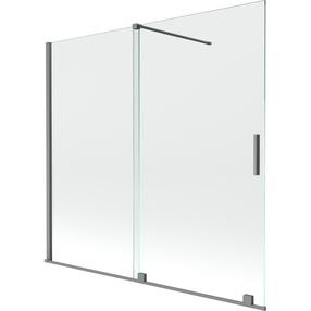 Vonios sienelė Mexen Velar, 170 cm x 150 cm, skaidri sp./pilka sp./grūdintas