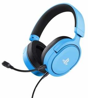 Проводная игровая гарнитура Trust GXT498B Forta Gaming Headset For PS5, синий цв.