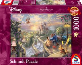 Dėlionė Schmidt Disney the beauty and the Beast, 37.3 cm x 27.2 cm, 1000 vnt.