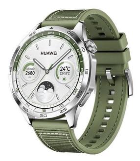 Viedais pulkstenis Huawei Watch GT 4, sudraba krās.