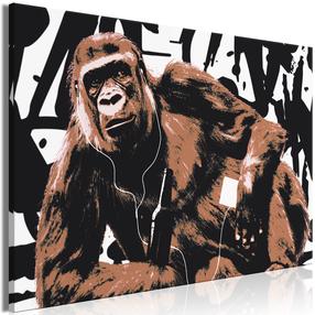 Reprodukcija Artgeist Pop Art Monkey KR33, 120 cm x 80 cm