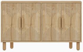 Консольный стол Kalune Design Roger, имитация древесины дуба цв., 29.6 см x 120 см x 73.6 см