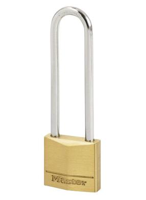 Навесной замок Masterlock, золотой цв./серебристый цв., 50 мм