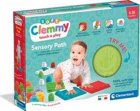 Maņu rotaļlietu komplekts Clementoni Soft Clemmy, daudzkrāsaina, 12 gab.