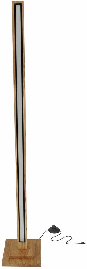 Stāvlampa Candellux Lighting Alset 51-06219, 18 W, LED, balta krās./melna krās.