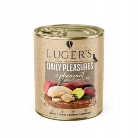 Влажный корм для собак Lugers Daily Pleasures, мясо фазана, 0.8 кг
