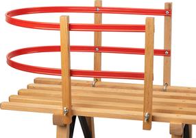 Ragavu aizmugure Nijdam N53DA01, brūna krās./sarkana krās., 97 cm x 26 cm