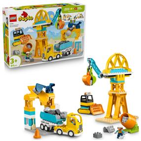 Konstruktors LEGO® DUPLO® Pilsēta “Trīs vienā” Būvlaukums un transportlīdzekļi 10476, 84 gab.