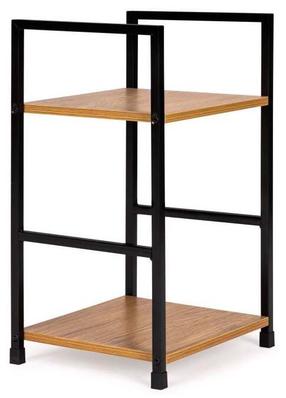 Naktinis staliukas ModernHome Loft CWJ302448, ąžuolo sp./juoda sp., 48.5 cm x 29 cm x 23.5 cm