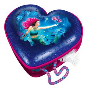 3D dėlionė Ravensburger Mermaid, 14 cm x 11.2 cm, 54 vnt., įvairių spalvų